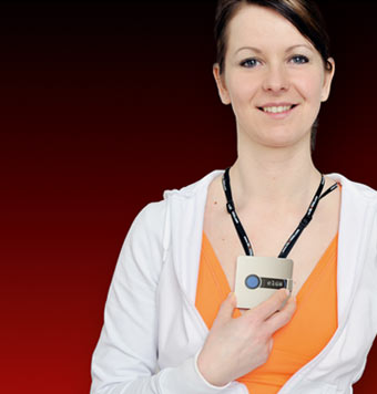 Inhouse-Werbung für die Stressmessung